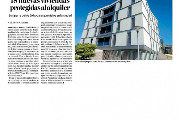 Fotografía del pantallazo de la noticia en la edición impresa del Diario de Noticias