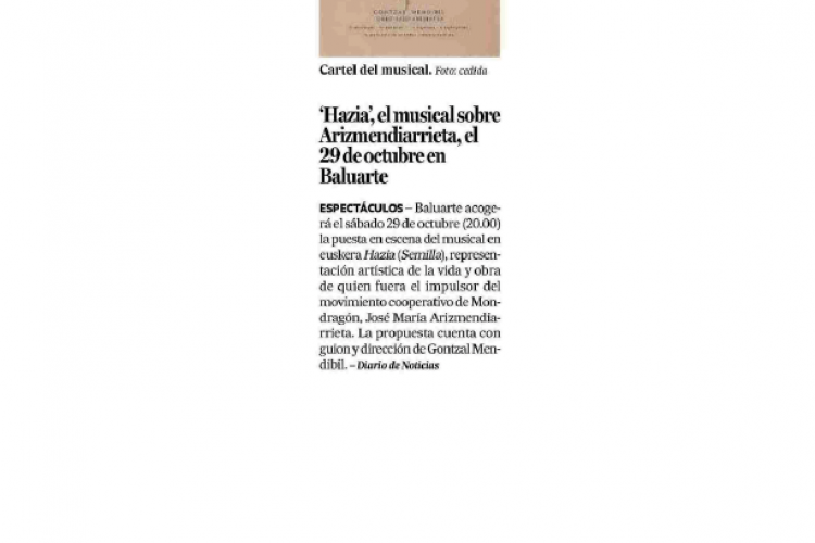 Fotografía del pantallazo de la noticia en la edición impresa del Diario de Noticias