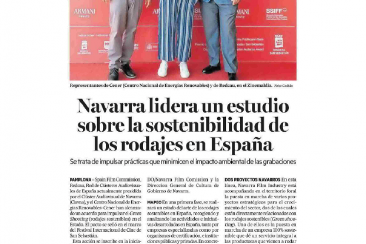Fotografía del pantallazo de la noticia en la edición impresa del Diario de Noticias