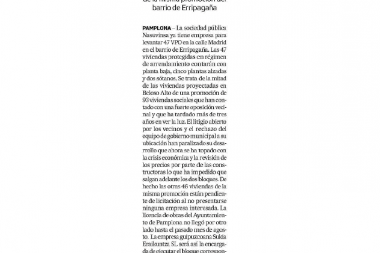 Fotografía del pantallazo de la noticia en la edición impresa del Diario de Noticias