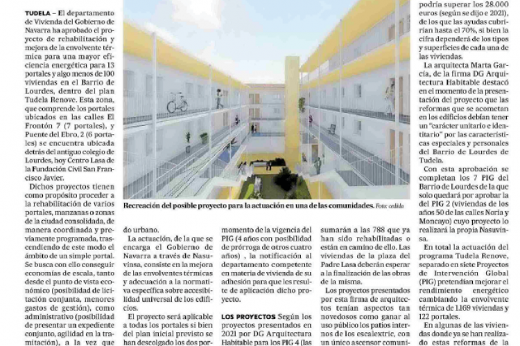 Fotografía del pantallazo de la noticia en la edición impresa del Diario de Noticias