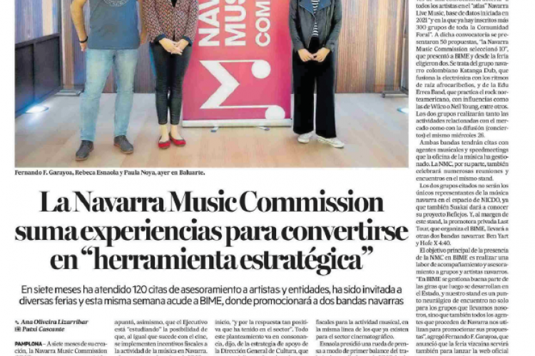 Fotografía del pantallazo de la noticia en la edición impresa del Diario de Noticias