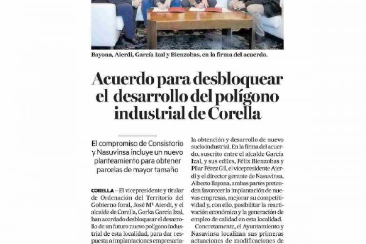 Fotografía del pantallazo de la noticia en la edición impresa del Diario de Noticias