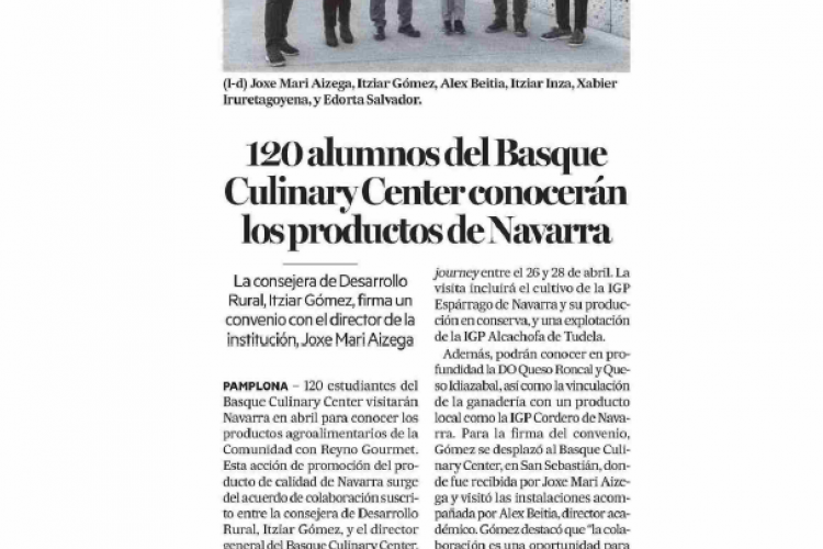 Fotografía del pantallazo de la noticia en la edición impresa del Diario de Noticias 
