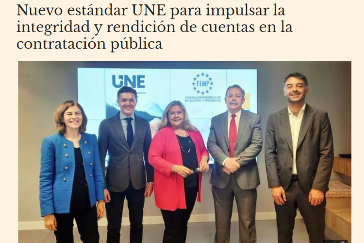 Fotografía del pantallazo de la noticia en la edición online de El Mundo Financiero