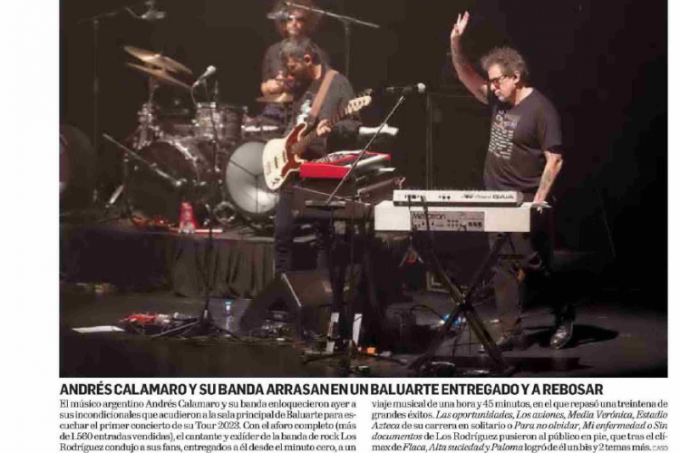 Fotografía del pantallazo de la noticia en la edición impresa del Diario de Navarra