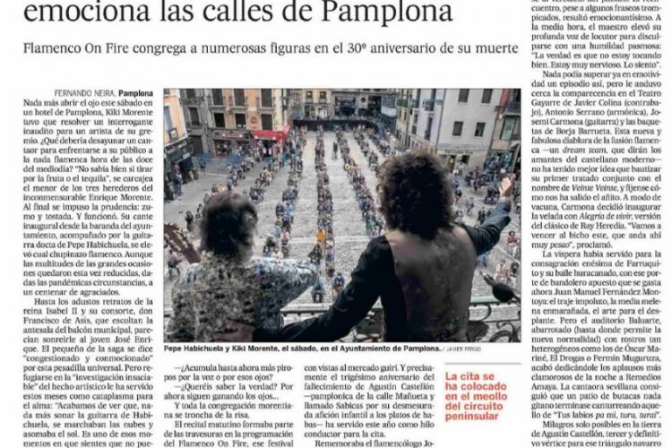 Recorte de la noticia publicada en la edición impresa de El País