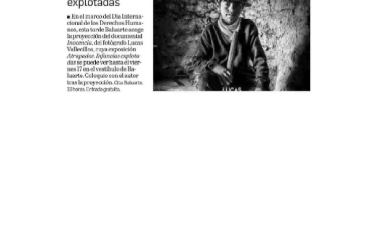 Fotografia del pantallazo de la noticia en la edición impresa del Diario de Navarra