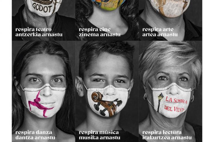 Imagen de la campaña «Respira cultura» lanzada por el Gobierno de Navarra