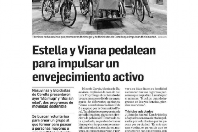 Fotografía del pantallazo de la noticia en la edición impresa