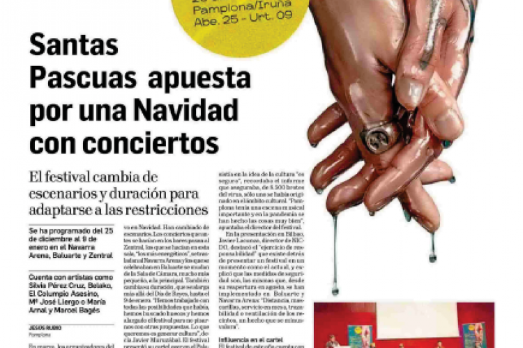 Noticia en la edición impresa del Diario de Navarra