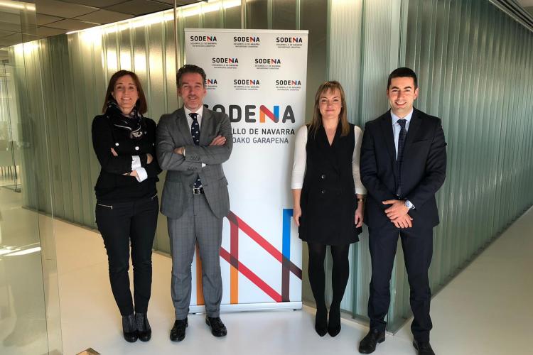 Fotografía de Mª Victoria Iriarte, Pedro Sotoca, Montse Esparza y Guillermo Navarro (de izda. a dcha. en la imagen)