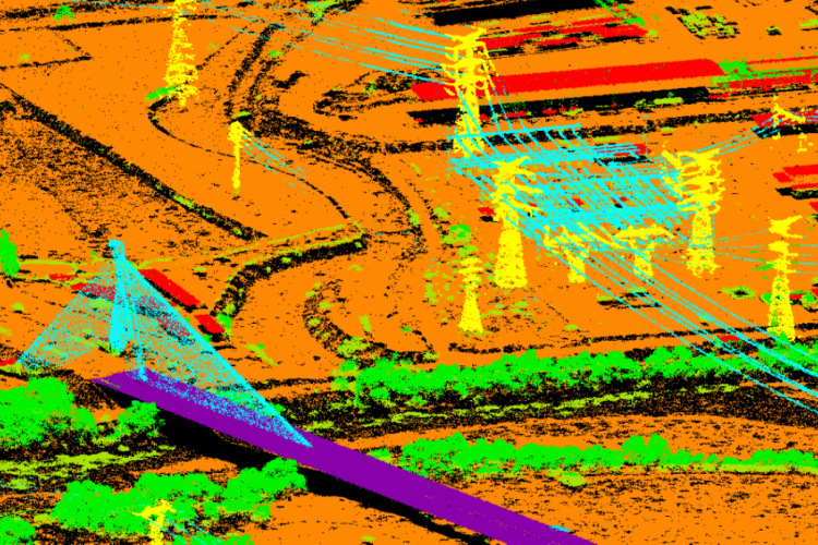 Captura del Single Photon LiDAR-SPL 2017 de la zona de Castejón (Navarra)