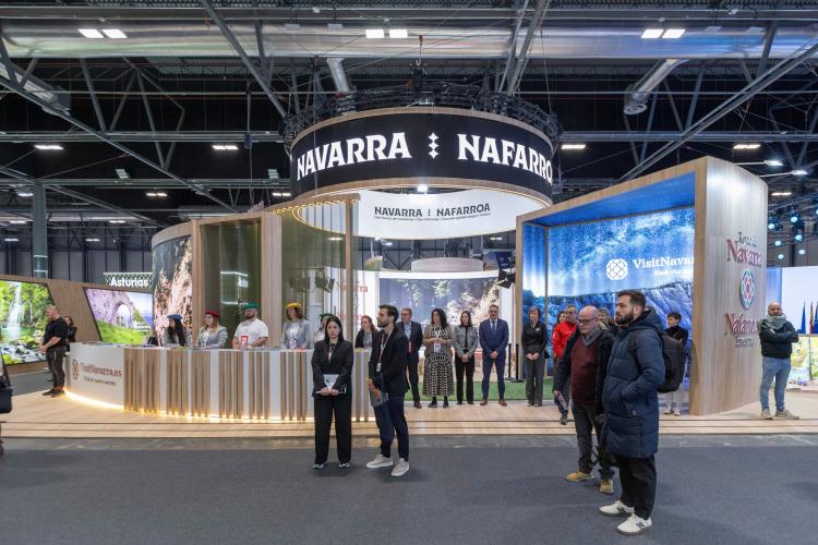 Imagen en la feria Fitur de otro año en el stand de Navarra