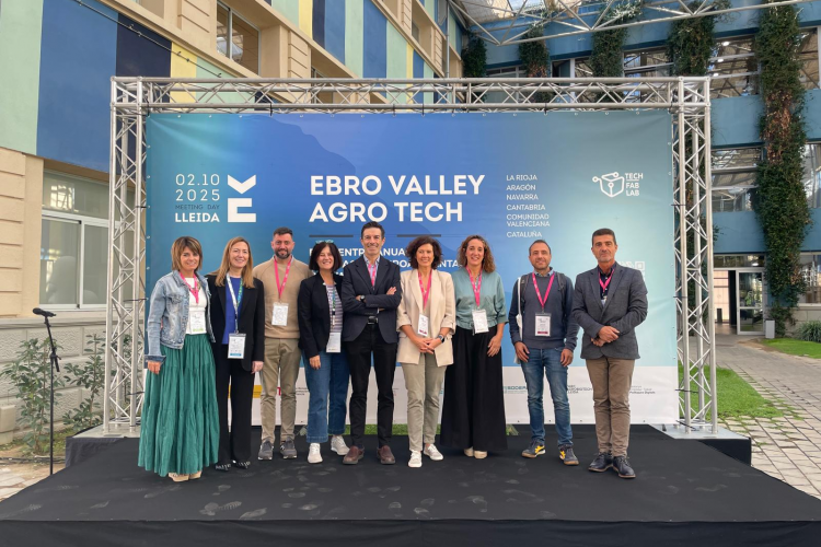 Fotografía de la delegación navarra en Ebro Valley Agro Tech. 
