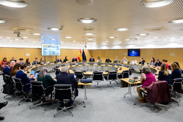 Fotografía de un momento de la reunión